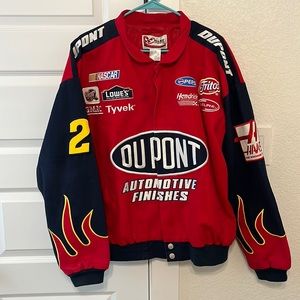 Jeff Gordon Vintage 90s DuPont Jacket Large with Flames